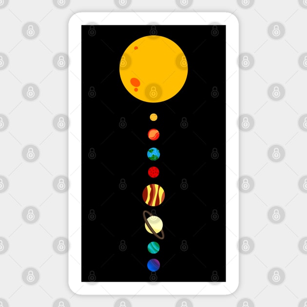 Solar System Sticker by Mila46